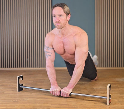 Liegestützgriff und Heimtrainer für Bauchübungen Kniebeuge und Klimmzug Klimmzugstange